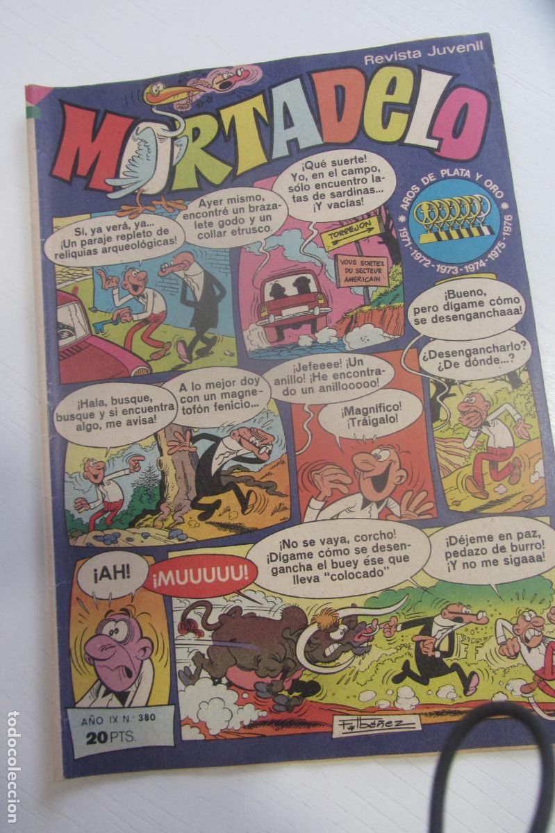 Tebeos: MORTADELO REVISTA SEMANAL N&ordm; 380 JUVENIL BRUGUERA arx227