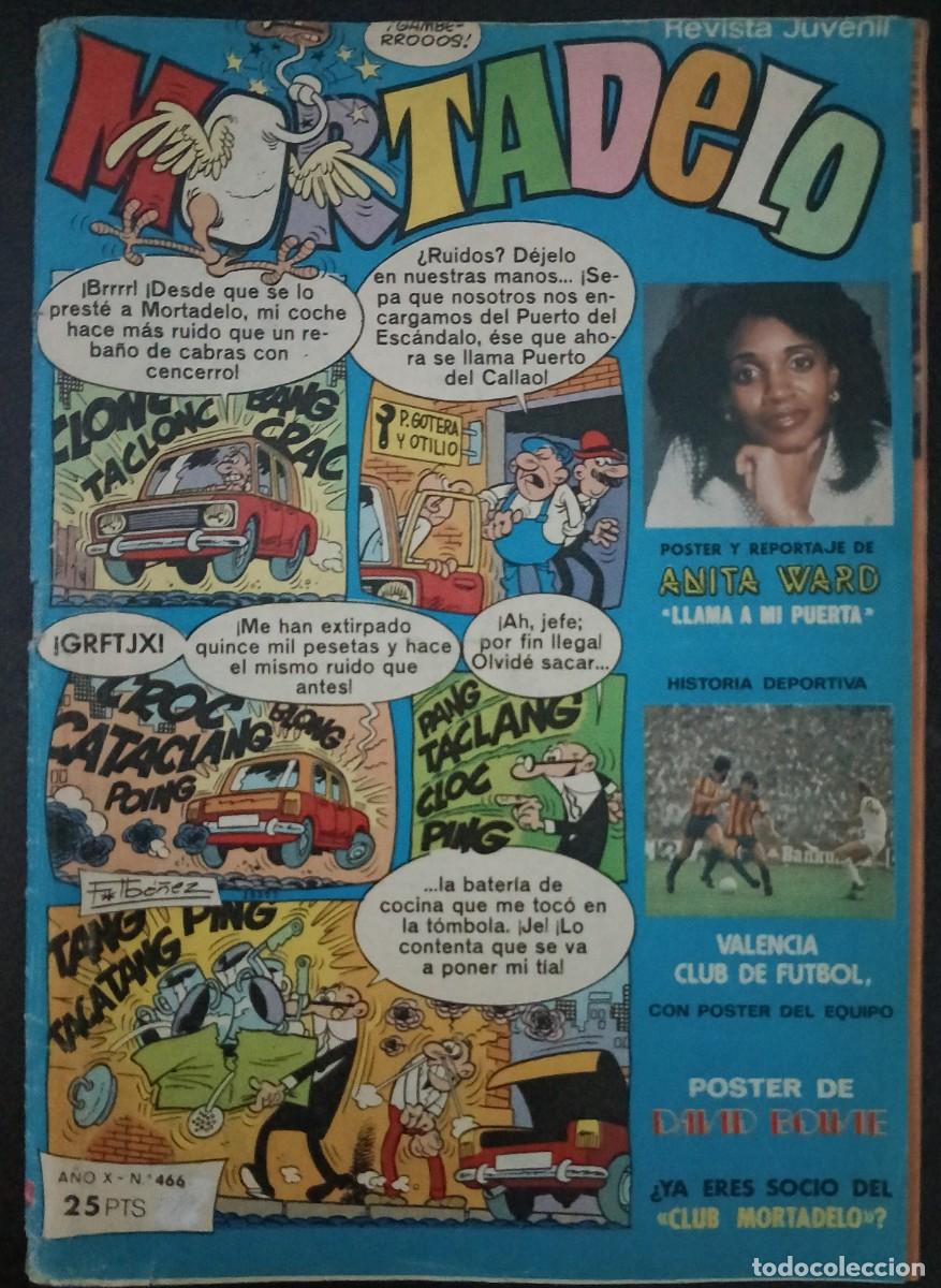 Tebeos: MORTADELO SEMANAL-BRUGUERA- N&ordm; 466 -29-OCTUBRE-1979-CORSARIO DE HIERRO-JAN EUROPA-REGULAR-VEA-1809