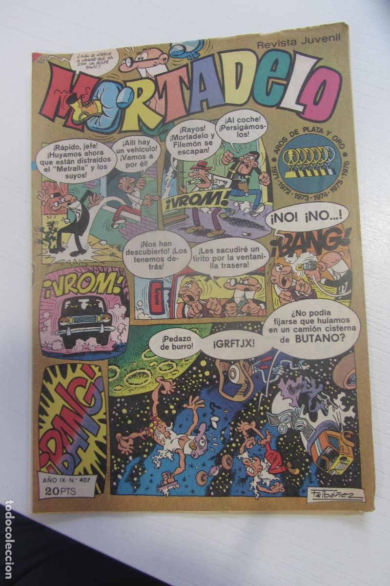 Tebeos: MORTADELO REVISTA SEMANAL N&ordm; 407 JUVENIL BRUGUERA arx227