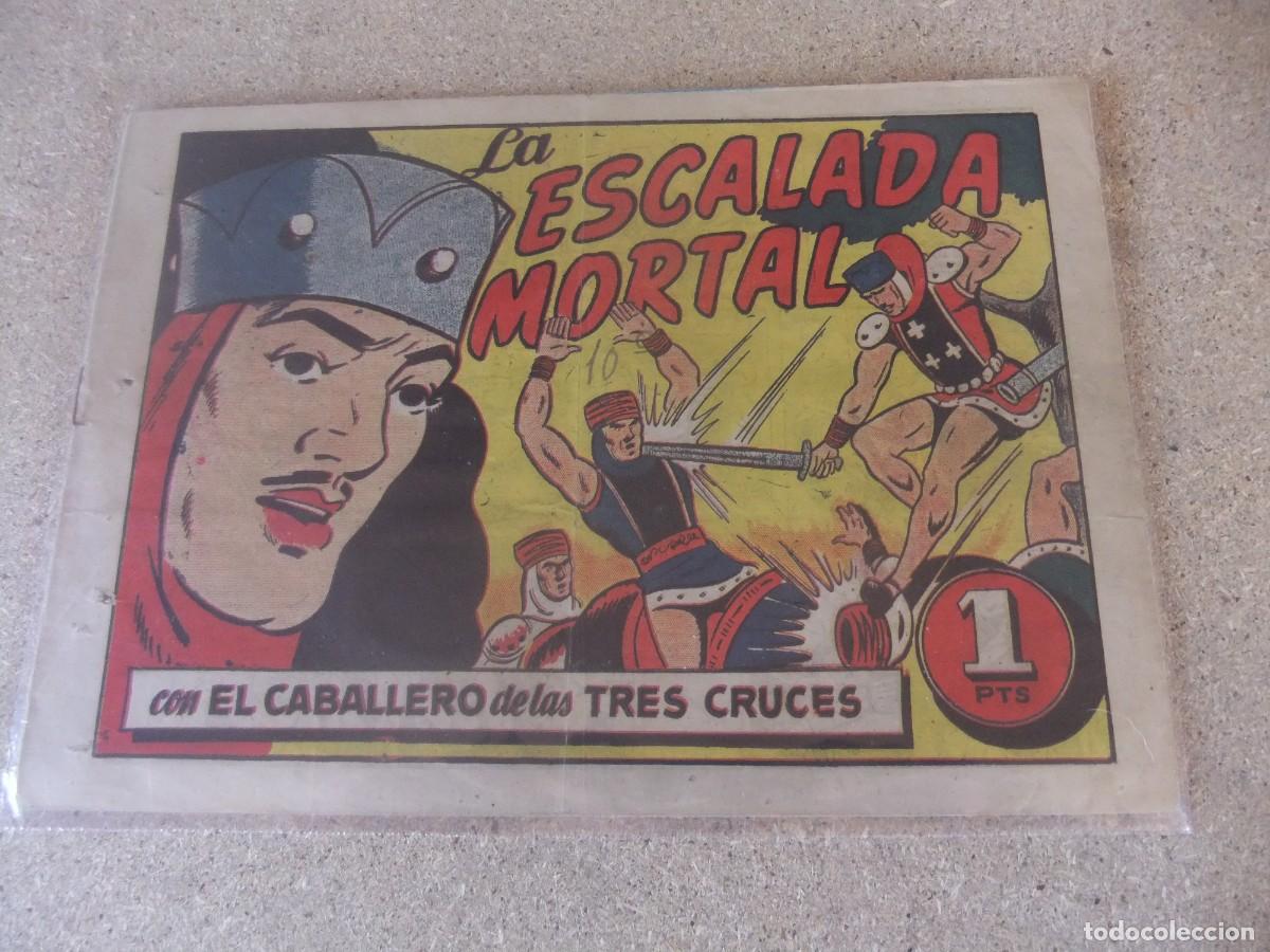 Tebeos: EL CABALLERO DE LAS TRES CRUCES N&ordm; 10 EDITORIAL BRUGUERA ORIGINAL