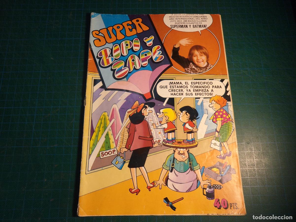 Tebeos: Super Zipi y Zape. N&ordm; 75. Bruguera. Portada suelta de la grapa. (Ref. 16-B)