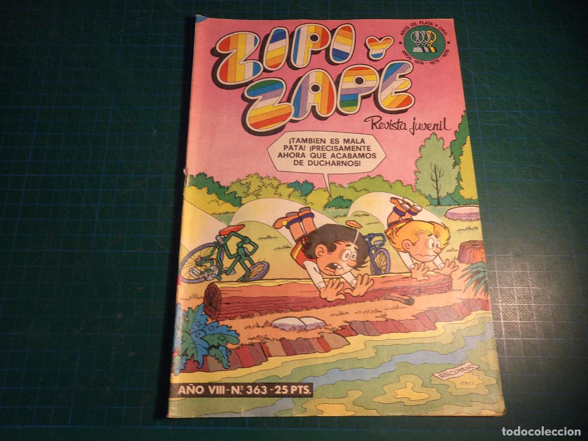 Tebeos: Zipi y Zape. N&ordm; 348. Bruguera. Portada casi suelta de la grapa. (Ref. 16-B)