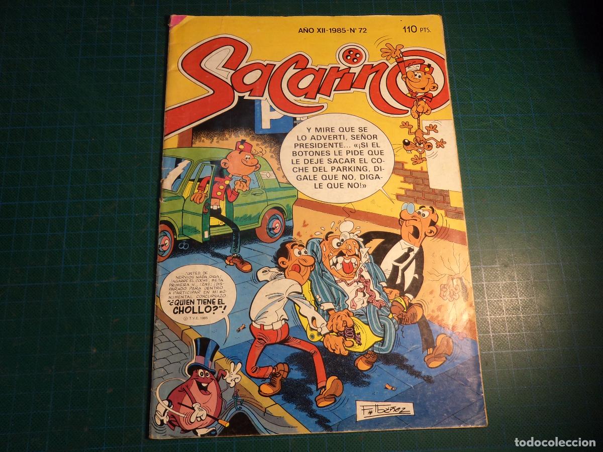 Tebeos: Sacarino. N&ordm; 72. Bruguera. (Ref. 16-B)