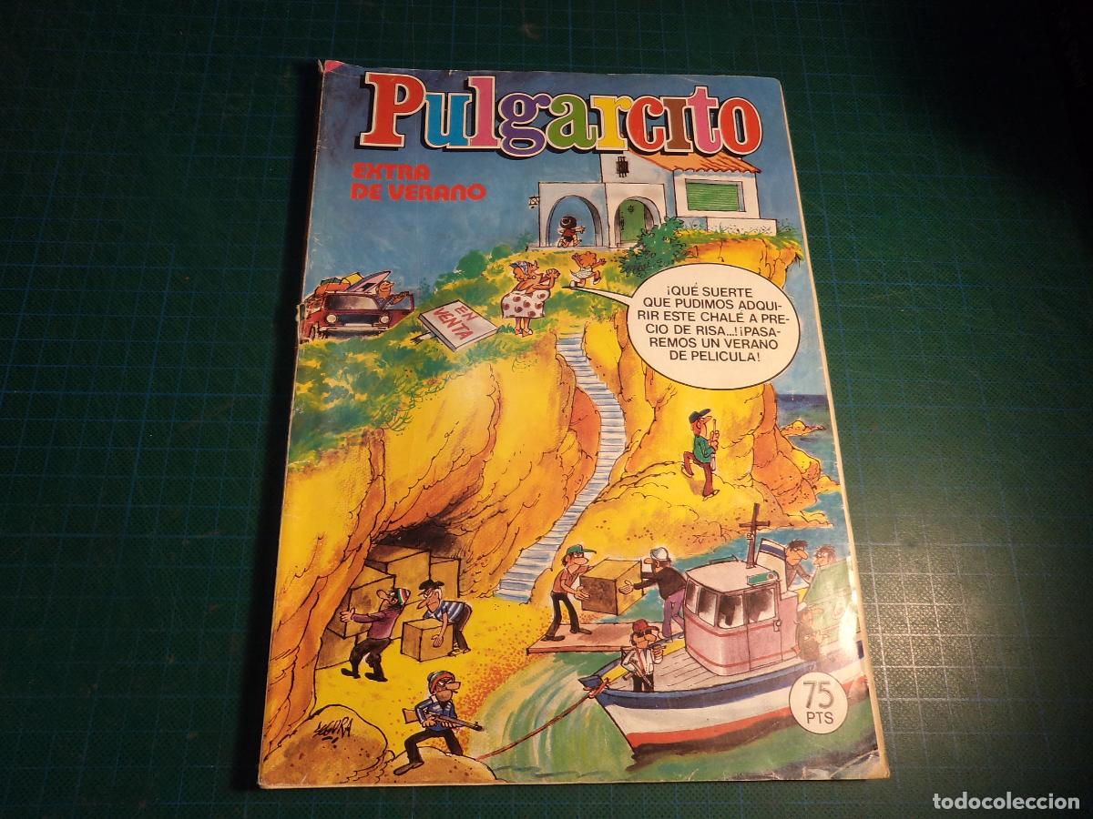 Livros de Banda Desenhada: Pulgarcito extra de verano 1980. Portada suelta de la grapa. (Ref. 16-B)