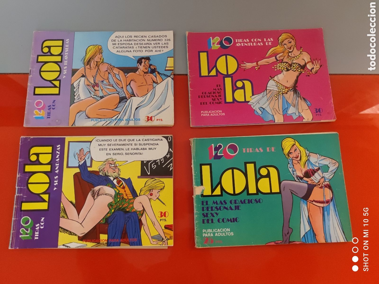 Tebeos: Lola y sus andanzas /travesuras (4 comics)-Bruguera - A&ntilde;os 70