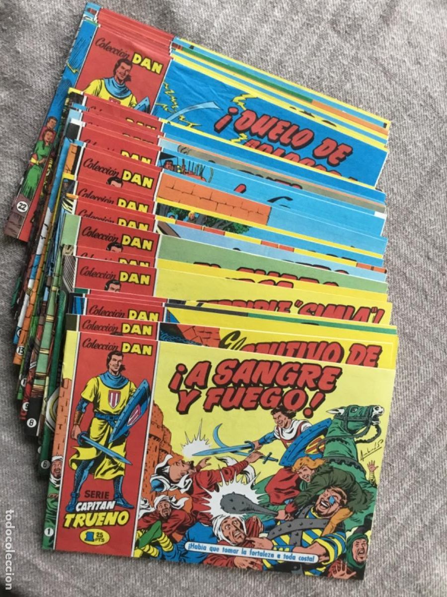 Livros de Banda Desenhada: SERIE CAPITAN TRUENO // COLECCION DAN // REEDICI&Oacute;N // BRUGUERA // COMPLETA N&ordm;S 1-32 // POR ESTRENAR