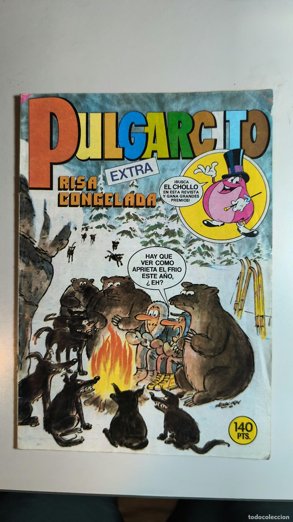 Tebeos: PULGARCITO EXTRA RISA CONGELADA. N&ordm; 74. BRUGUERA. 1985.