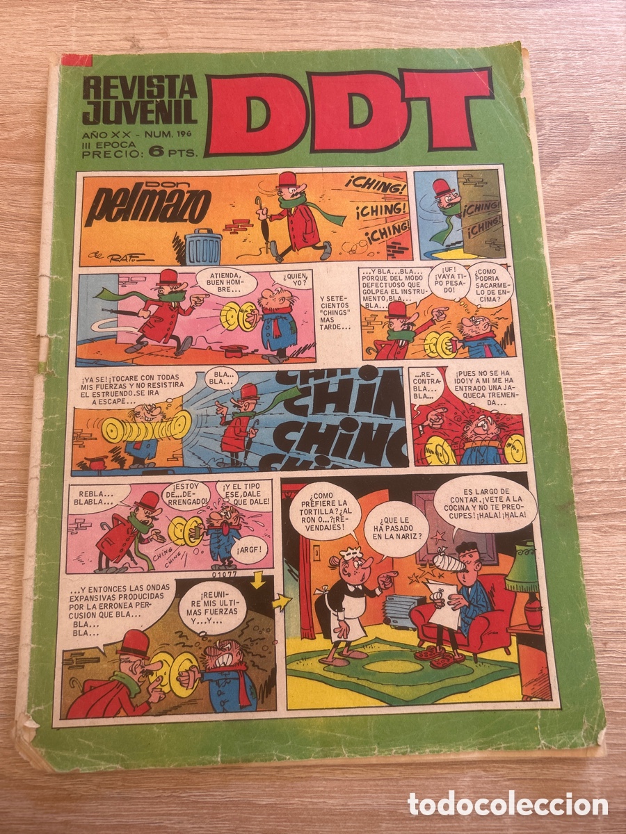 Livros de Banda Desenhada: DDT revista juvenil n&uacute;m 196