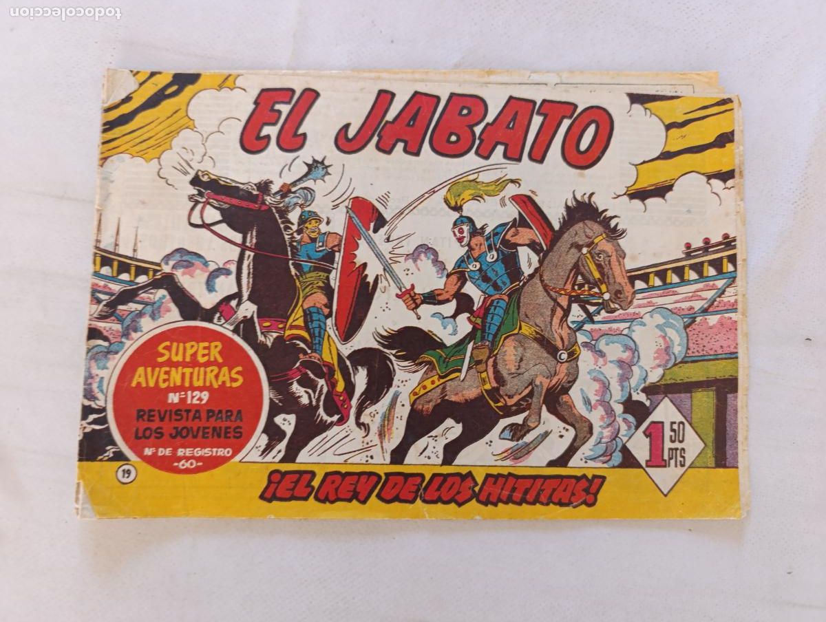 Tebeos: EL JABATO N&ordm; 19 - BRUGUERA - ORIGINAL (HT)