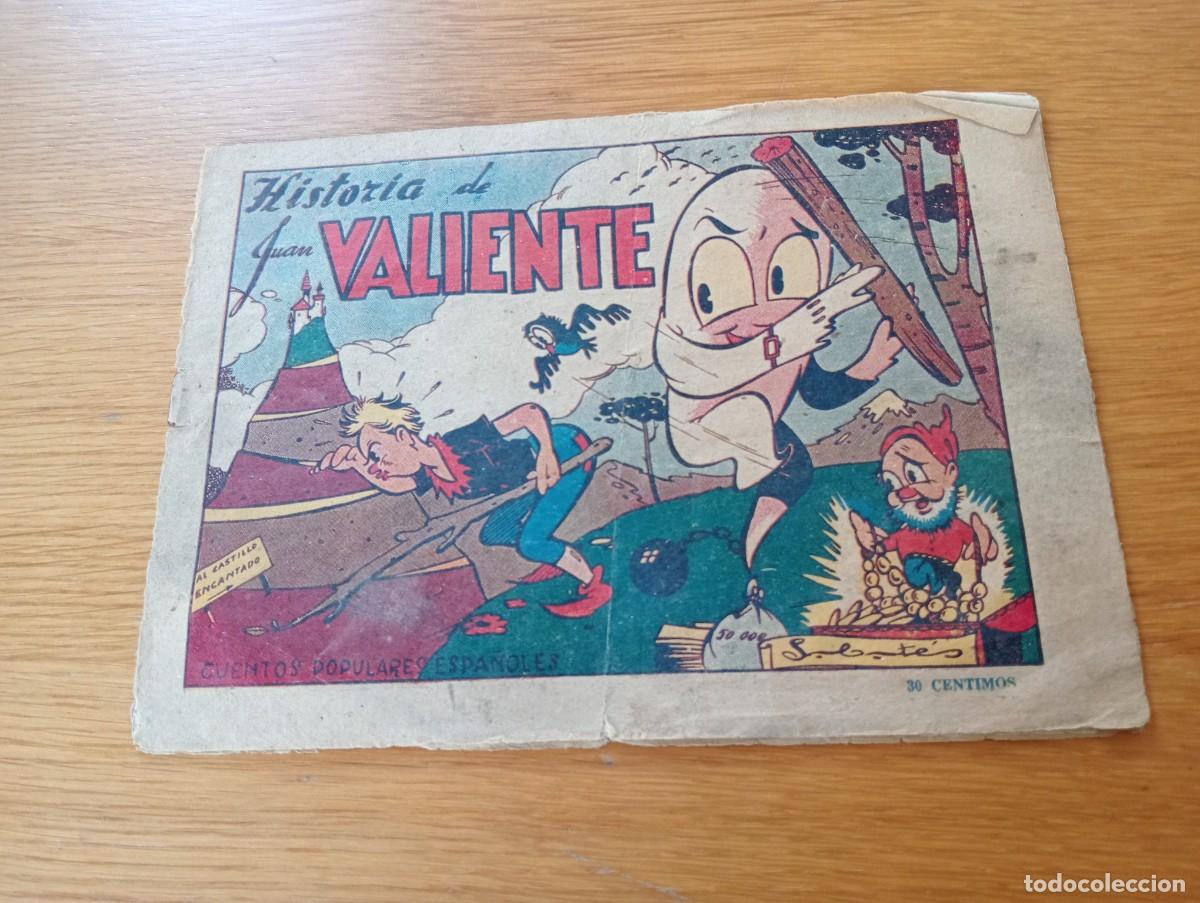 Comics: CUENTOS POPULARES ESPA&Ntilde;OLES N.&ordm; 12 (DE 44). HISTORIA DE JUAN VALIENTE. GRAPA. BRUGUERA.1945.ORIGINAL