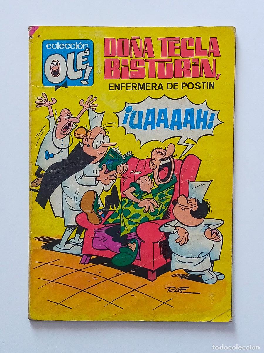 Tebeos: Colecci&oacute;n OLE - DO&Ntilde;A TECLA BISTURIN. N&ordm;17 Enfermera de post&iacute;n - Editorial Bruguera 5&ordf; Edici&oacute;n 1985