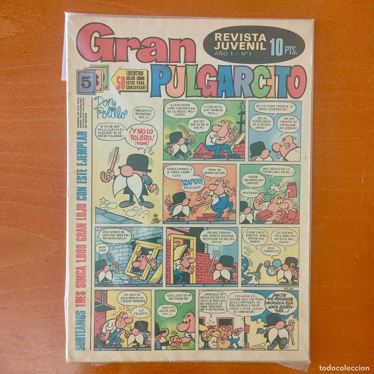 Livros de Banda Desenhada: GRAN PULGARCITO N&ordm; 1 EDITORIAL BRUGUERA