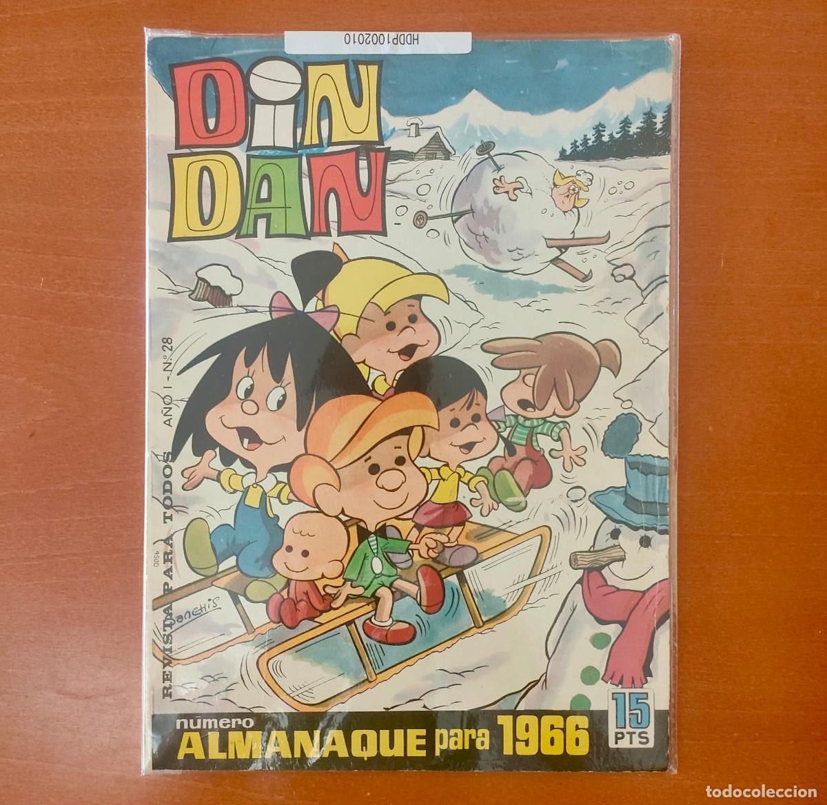Giornalini: DIN DAN ALMANAQUE PARA 1966 EDITORIAL BRUGUERA