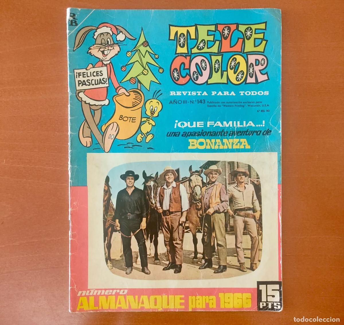 Tebeos: TELE COLOR ALMANAQUE PARA 1966 EDITORIAL BRUGUERA