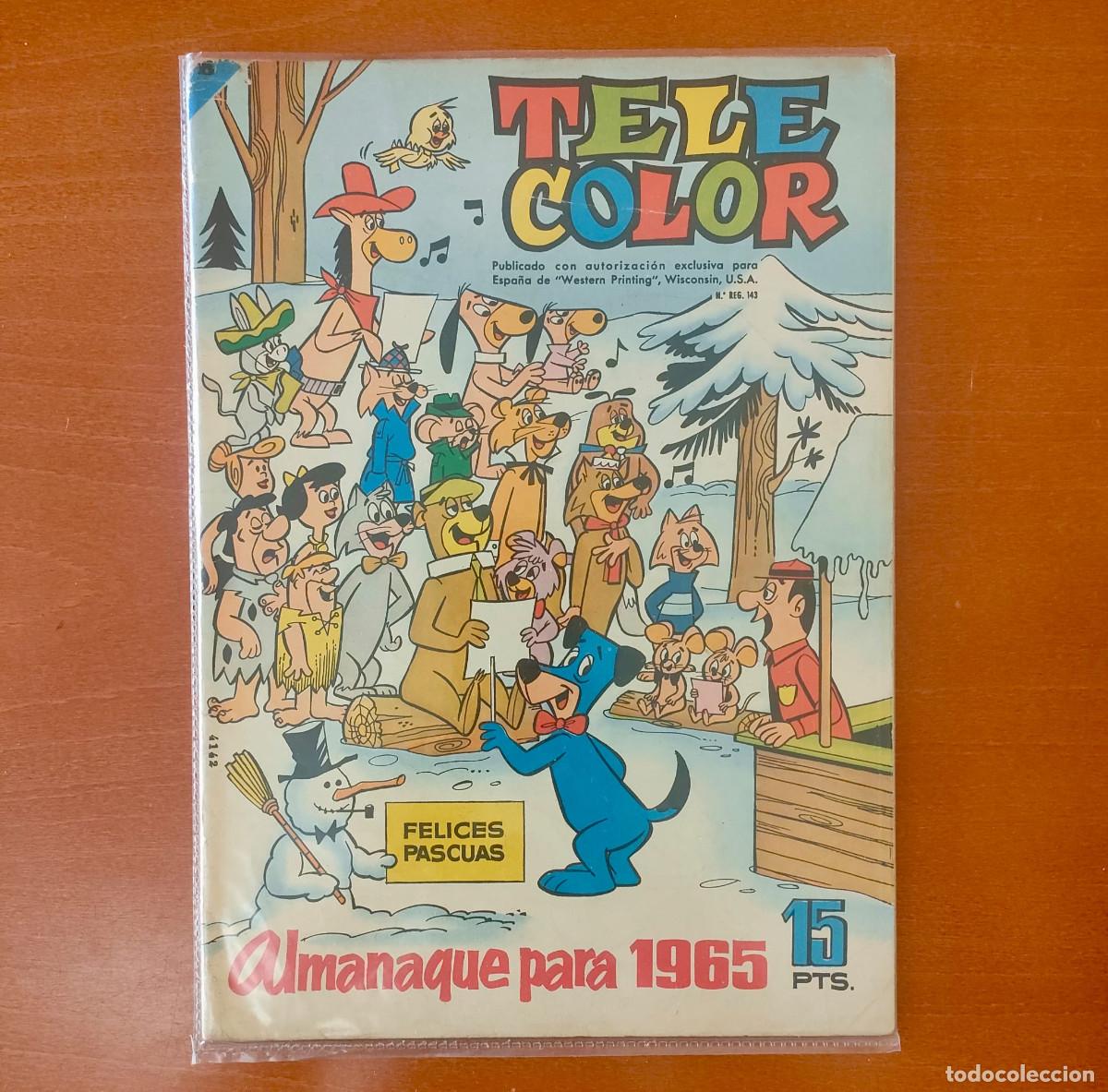 Tebeos: TELE COLOR ALMANAQUE PARA 1965 EDITORIAL BRUGUERA