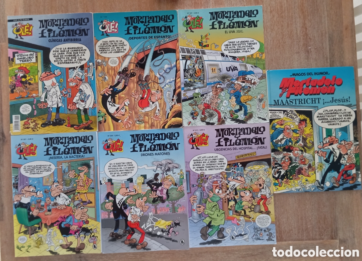 BDs: LOTE MORTADELO Y FILEMON MAASTRICHT