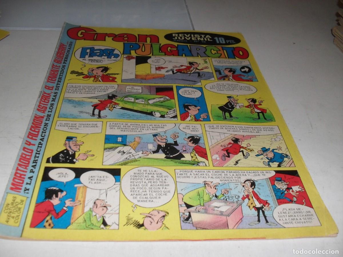 Livros de Banda Desenhada: GRAN PULGARCITO N&ordm; 70,CON EL INSPECTOR DAN:LAS GEMAS DEL ODIO,DE 84.BRUGUERA,1969
