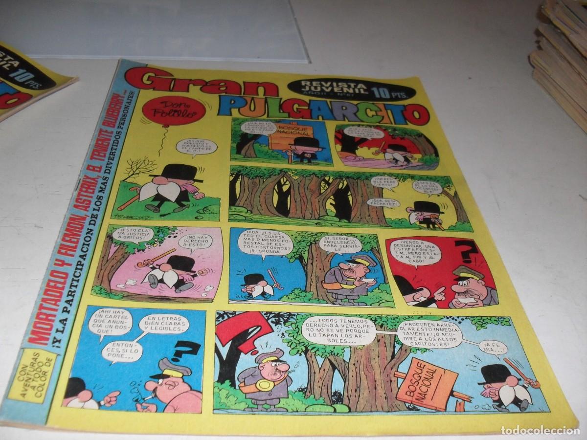 BDs: GRAN PULGARCITO N&ordm; 67,CON MORTADELO:VALOR Y AL TORO.,DE 84.BRUGUERA,1969