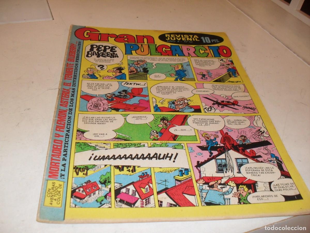 BDs: GRAN PULGARCITO N&ordm; 52,CON AQUILES TALON:POR UN DEDO QUEMADO.,DE 84.BRUGUERA,1969