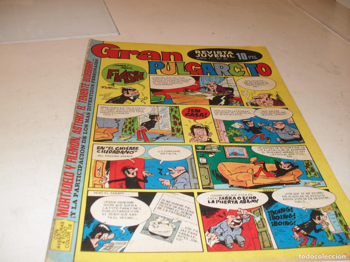 BDs: GRAN PULGARCITO N&ordm; 42,CON LA ABUELITA PAZ,DE VAZQUEZ.,DE 84.BRUGUERA,1969