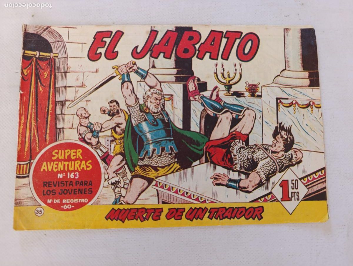 Tebeos: EL JABATO N&ordm; 35 - BRUGUERA - ORIGINAL (HT)