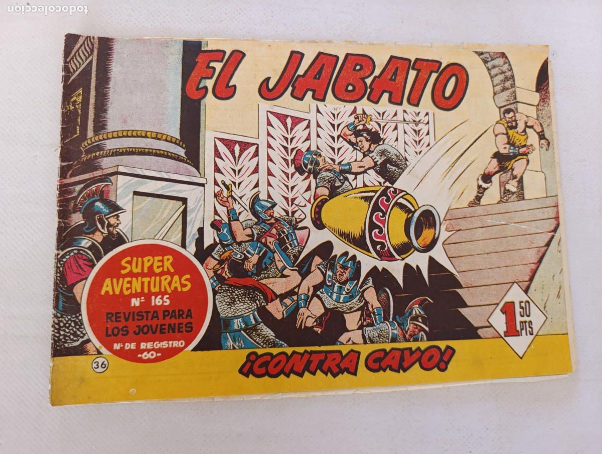Tebeos: EL JABATO N&ordm; 36 - BRUGUERA - ORIGINAL (HT)