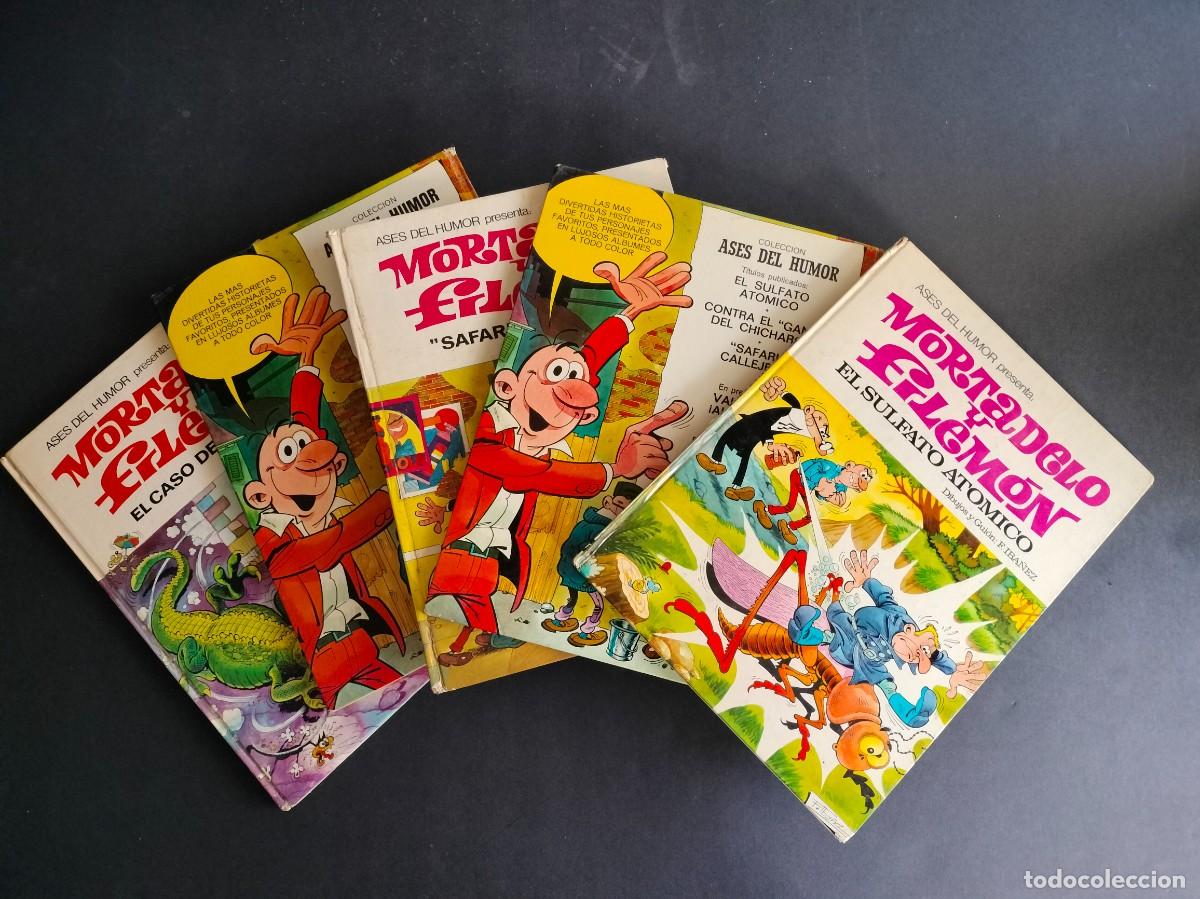 Comics: ASES DEL HUMOR MAGN&Iacute;FICO LOTE DE 1&ordf; EDICION CON LOS 5 PRIMEROS Nos. 1, 2, 3, 4, 5 BRUGUERA OCASION!!