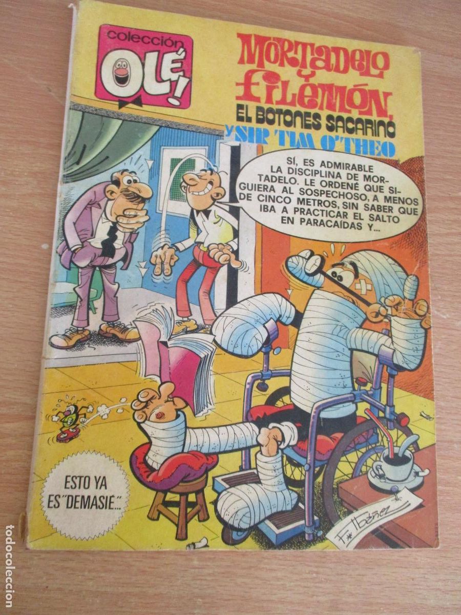 Tebeos: EDT: BRUGUERA-COLECCI&Oacute;N OL&Eacute;, N&ordm;. 157- MORTADELO Y FILEM&Oacute;N, ESTO YA ES DEMASIE- 1&ordf;. EDC-1979