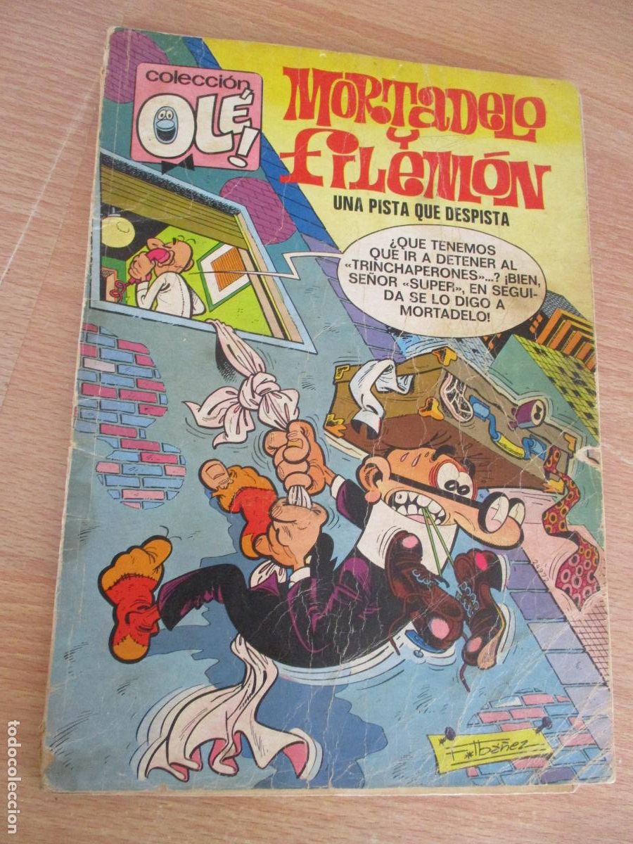 Tebeos: EDT: BRUGUERA-COLECCI&Oacute;N OL&Eacute;, N&ordm;. 103- MORTADELO Y FILEM&Oacute;N, UNA PISTA QUE DESPISTA- 1974