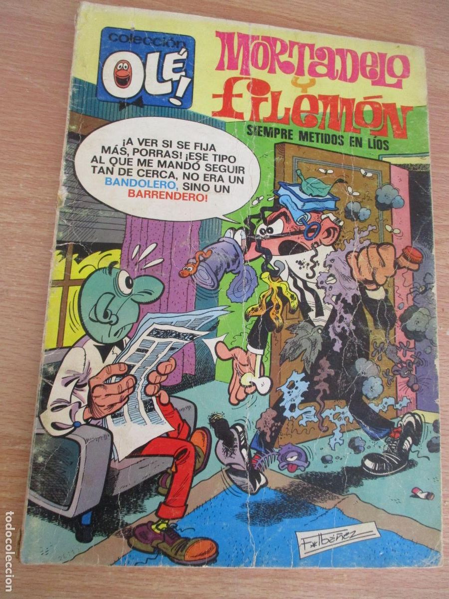 Tebeos: EDT: BRUGUERA-COLECCI&Oacute;N OL&Eacute;, N&ordm;. 106- MORTADELO Y FILEM&Oacute;N,SIEMPRE METIDOS EN L&Iacute;OS- 2&ordf;. EDC.-1975
