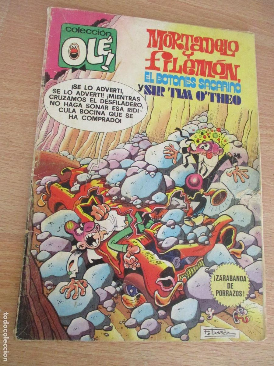 Tebeos: EDT: BRUGUERA-COLECCI&Oacute;N OL&Eacute;, N&ordm;. 170- MORTADELO Y FILEM&Oacute;N, ZARABANDA DE PORRAZOS- 1&ordf;. EDC.-1979