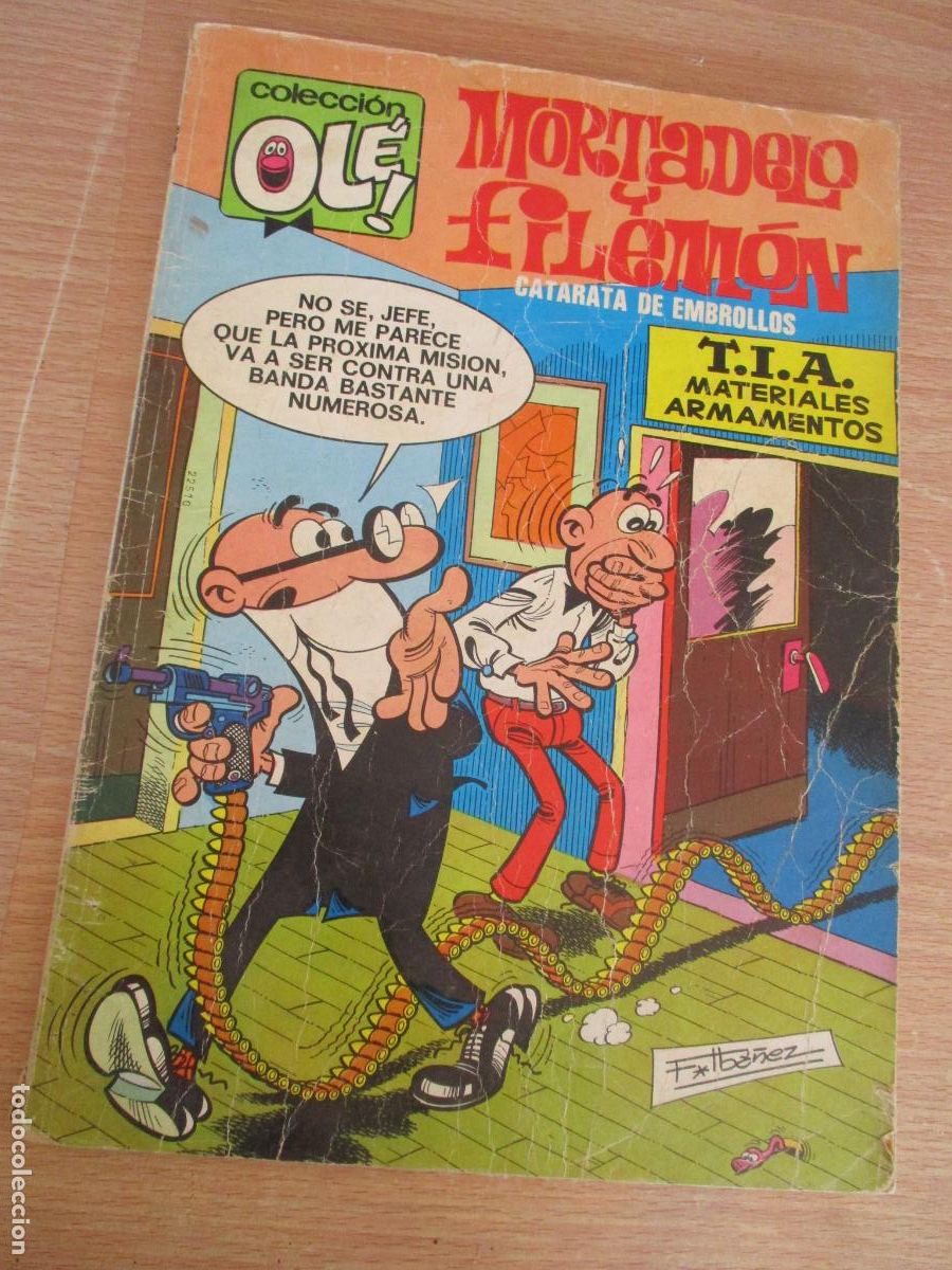Tebeos: EDT: BRUGUERA-COLECCI&Oacute;N OL&Eacute;, N&ordm;. 106- MORTADELO Y FILEM&Oacute;N, CATARATA DE EMBROLLOS- 1974