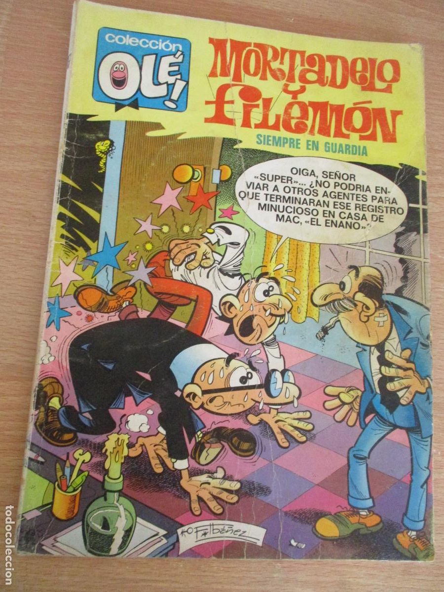 Tebeos: EDT: BRUGUERA-COLECCI&Oacute;N OL&Eacute;, N&ordm;. 117- MORTADELO Y FILEM&Oacute;N, SIEMPRE EN GUARDIA-1&ordf;. EDC.- 1976