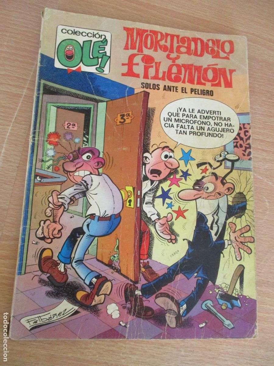 Tebeos: EDT: BRUGUERA-COLECCI&Oacute;N OL&Eacute;, N&ordm;. 121- MORTADELO Y FILEM&Oacute;N, SOLOS ANTE EL PELIGRO-1&ordf;. EDC.- 1976