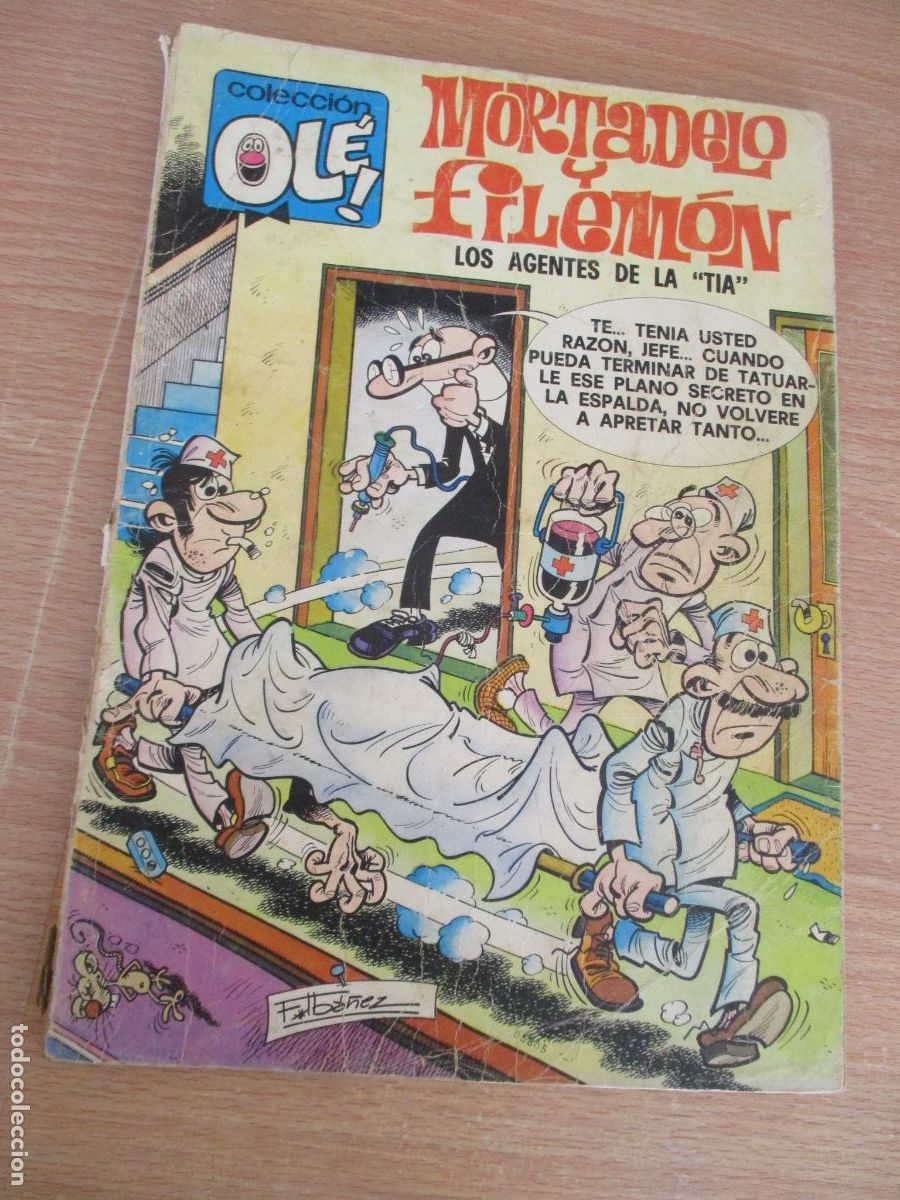 Tebeos: EDT: BRUGUERA-COLECCI&Oacute;N OL&Eacute;, N&ordm;. 124- MORTADELO Y FILEM&Oacute;N, LOS AGENTES DE LA T&Iacute;A- 1976