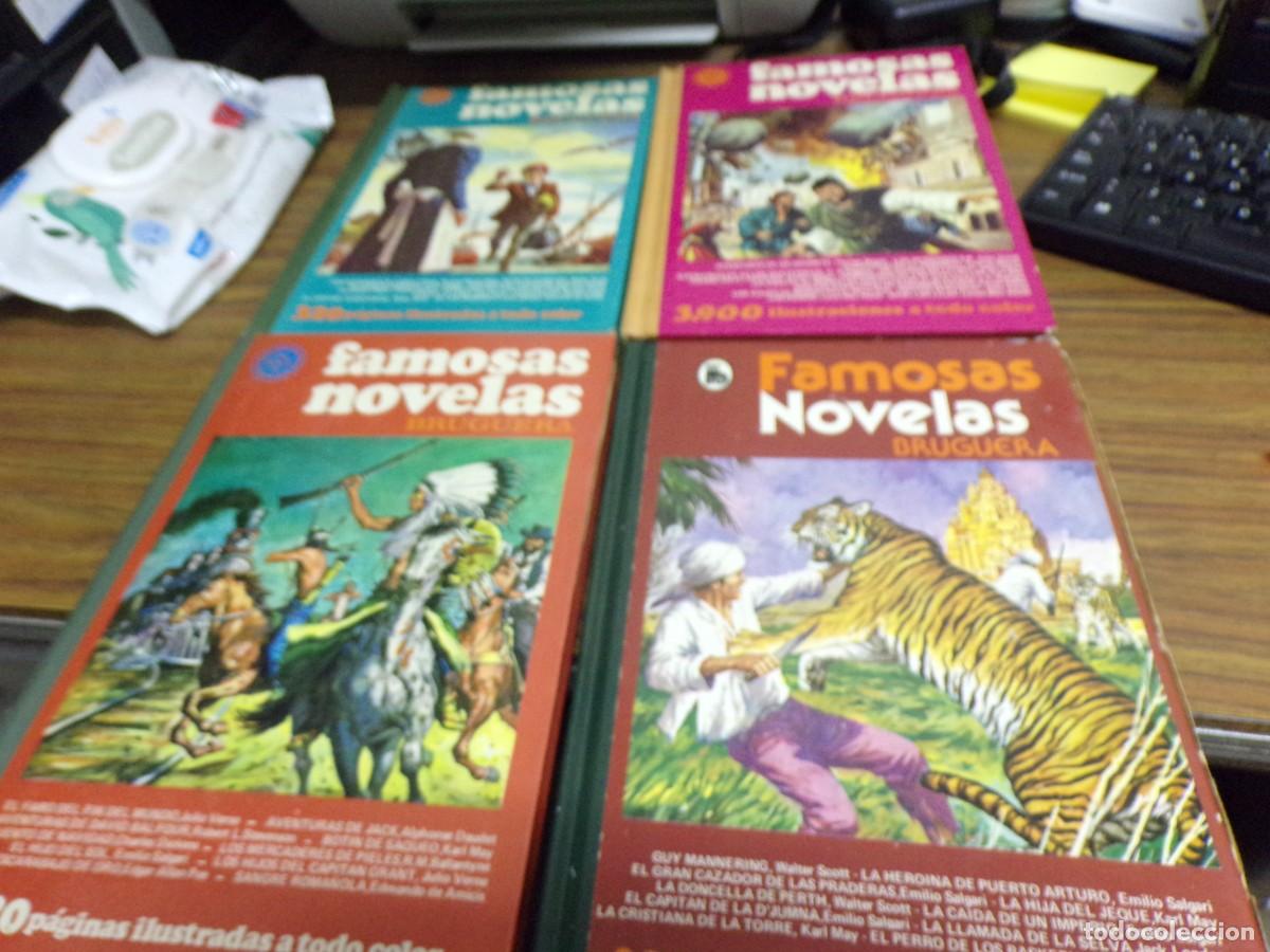 Livros de Banda Desenhada: lote famosas novelas bruguera volumen 6, 7 ,13, 19 , primera 19, 6 y13 segunda, 7 tercera