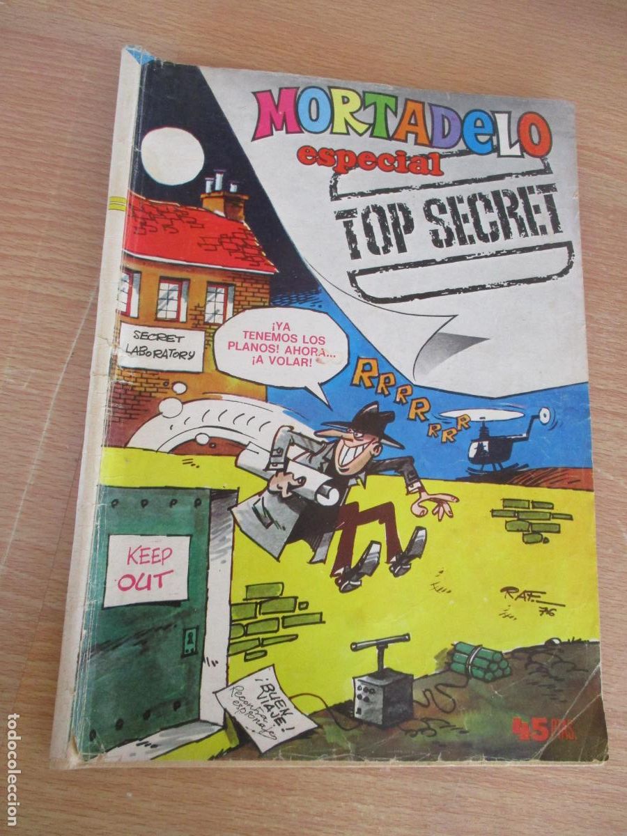 Comics: EDT: BRUGUERA-MORTADELO ESPECIAL, TOP SECRET, N&ordm; 12- 1976