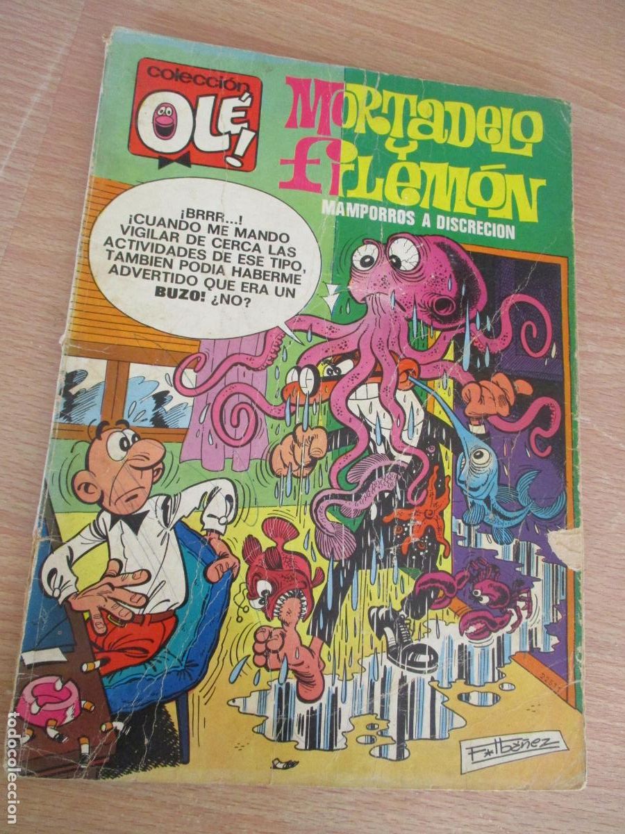 Comics: EDT: BRUGUERA-COLECCI&Oacute;N OL&Eacute;, N&ordm;. 99- MORTADELO Y FILEM&Oacute;N, MANPORROS A DISCREPCI&Oacute;N-- 1974