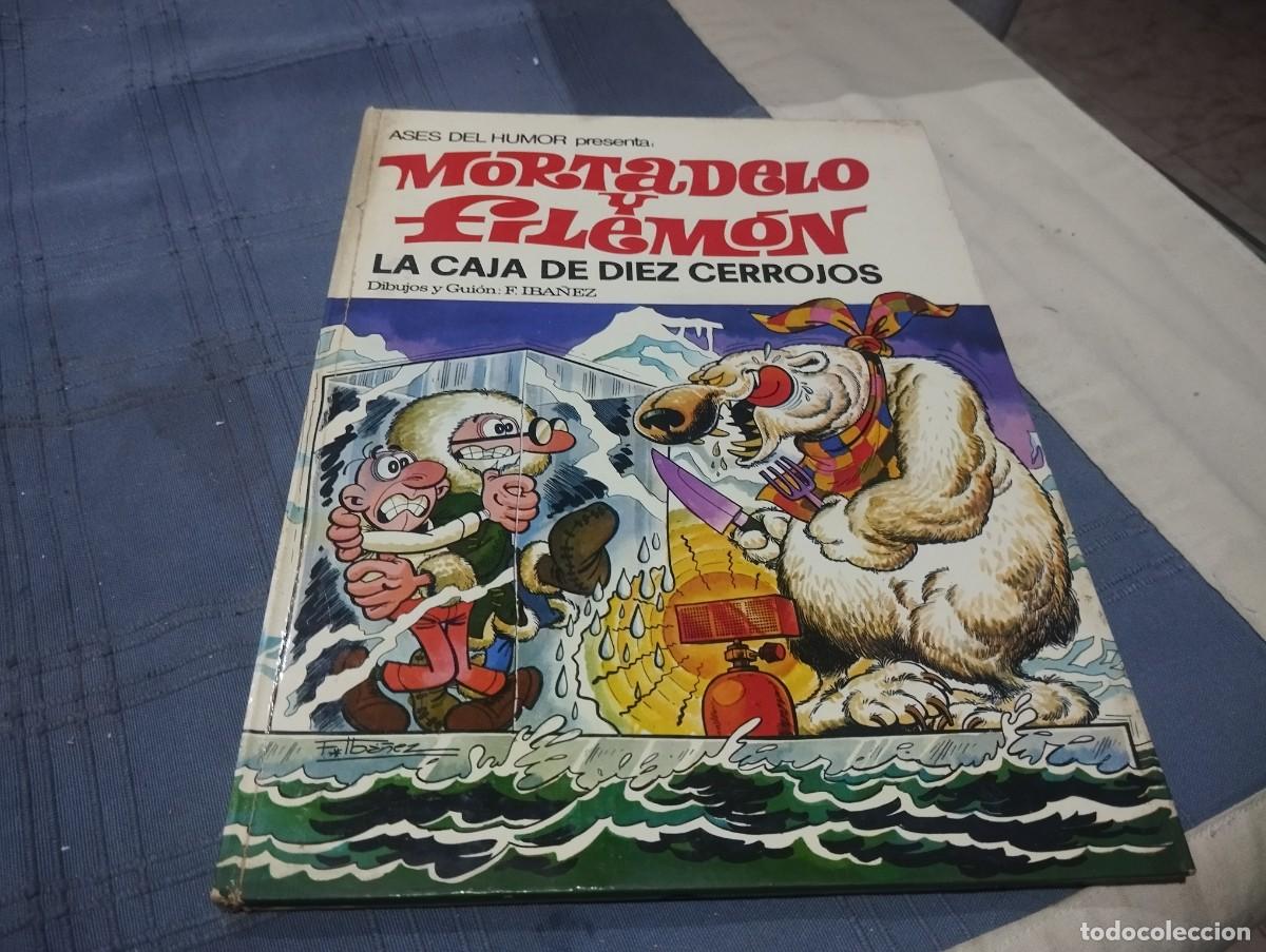 Tebeos: ASES DEL HUMOR MORTADELO Y FILEMON -LA CAJA DE 10 CERROJOS N&ordm;11 PRIMERA EDICION 1971 BUEN ESTADO