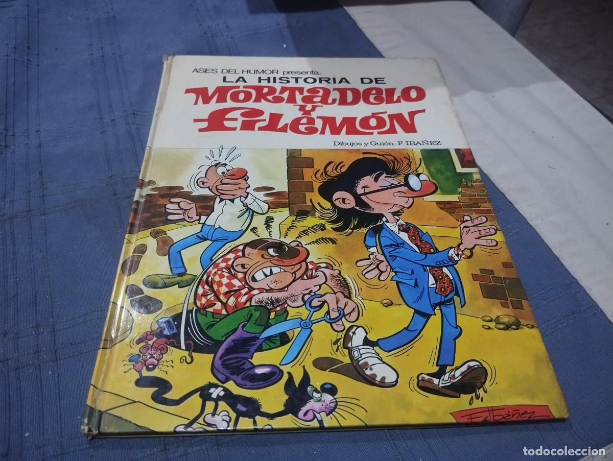 BDs: ASES DEL HUMOR N&ordm; 10 MORTADELO Y FILEM&Oacute;N LA HISTORIA DE MORTADELO Y FILEM&Oacute;N BRUGUERA 1&ordf; ED. 1971