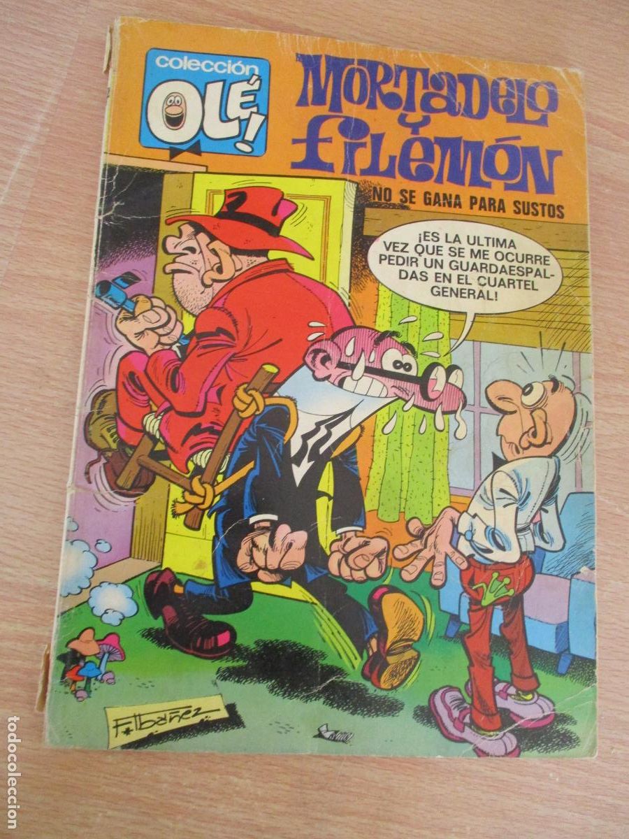 Tebeos: EDT: BRUGUERA-COLECCI&Oacute;N OL&Eacute;, N&ordm;.107- MORTADELO Y FILEM&Oacute;N, NO SE GANA PARA SUSTOS -- 1975