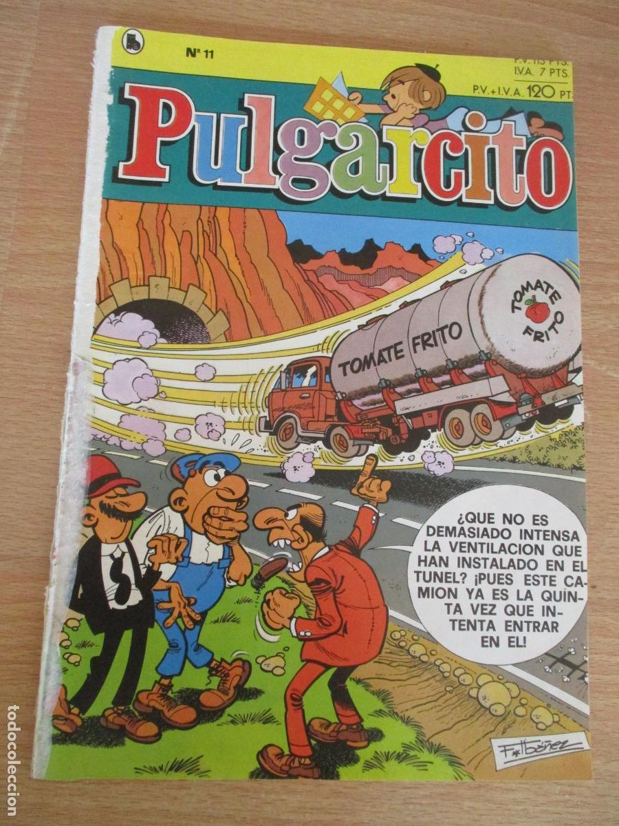 Comics: EDT: BRUGUERA-PULGARCITO, &Eacute;POCA 3&ordf;, A&Ntilde;O II, N&ordm;. 11 - 1986- PROCEDENTE DE RETAPADO