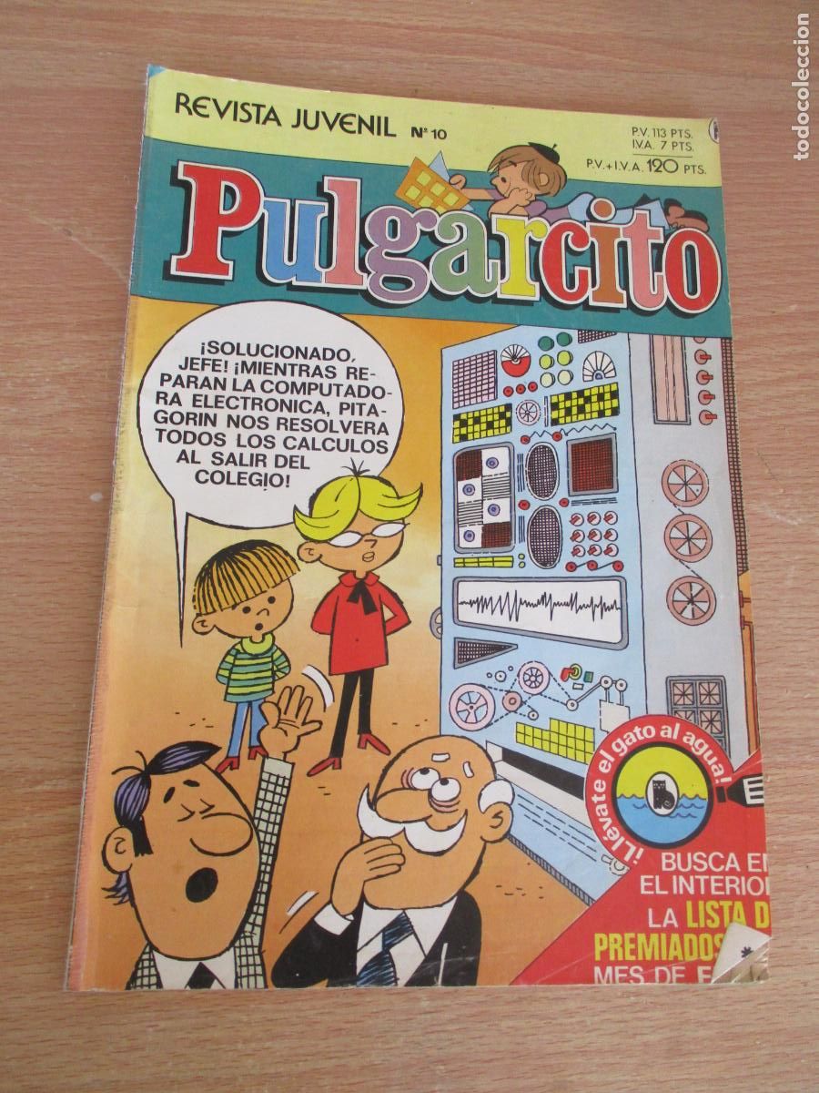 Comics: EDT: BRUGUERA-PULGARCITO, &Eacute;POCA 3&ordf;, A&Ntilde;O II, N&ordm;. 10 - 1986- PROCEDENTE DE RETAPADO