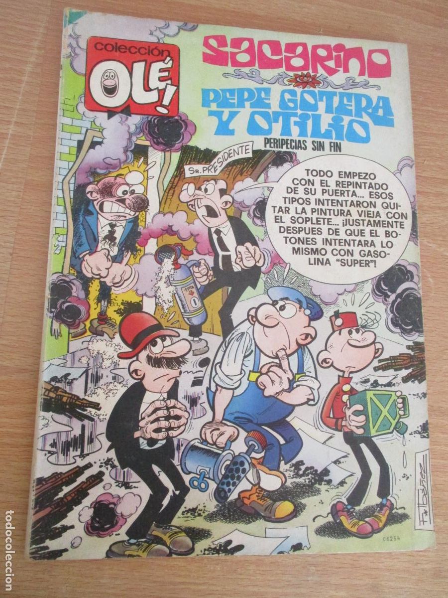 Tebeos: EDT: BRUGUERA-1980-EL BOTONES SACARINO, PEPE GOTERA Y OTILIO N&ordm;. 122-PERICIAS SIN F&Iacute;N-COLECCI&Oacute;N OL&Eacute;.