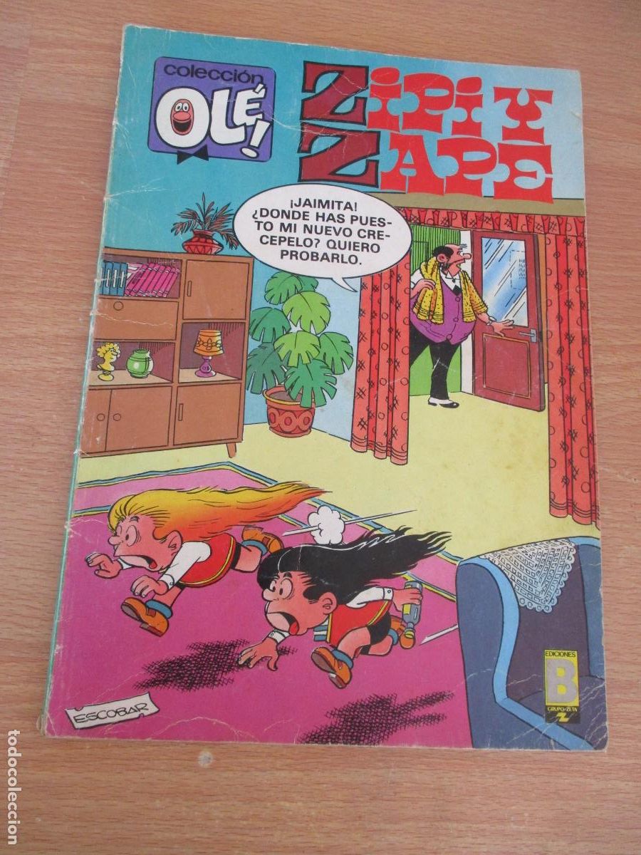 Tebeos: EDICIONES B-1989-ZIPI Y ZAPE, -N&ordm;. 346-Z-58-COLECI&Oacute;N OL&Eacute;