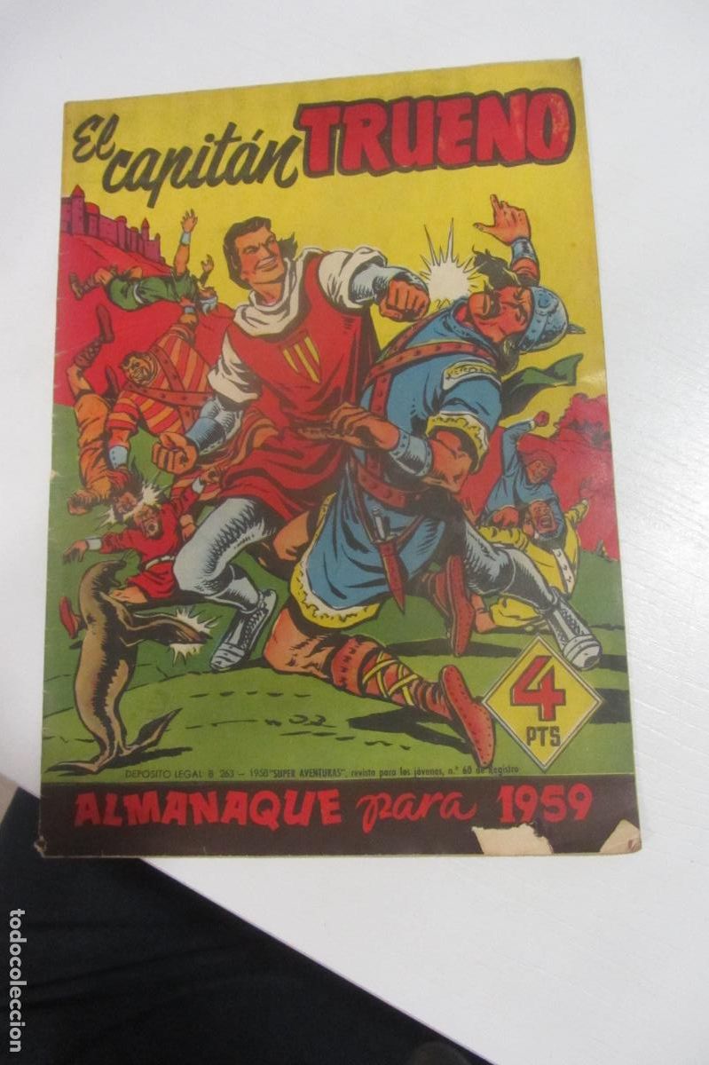 Tebeos: FACSIMIL CAPITAN TRUENO ALMANAQUE 1959 ARX78