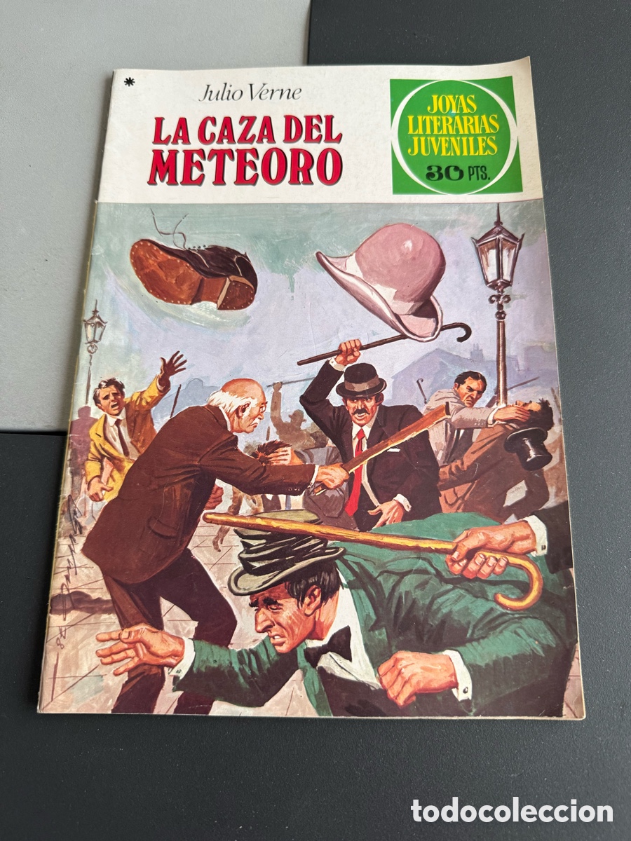 Tebeos: LA CAZA DEL METEORO. ( Julio Verne). Joyas Literarias Juveniles. n 193. 1 edici&oacute;n