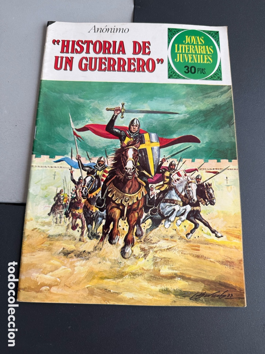 Tebeos: HISTORIA DE UN GUERRERO ( An&oacute;nimo ). Joyas Literarias Juveniles. n 177. 1 edici&oacute;n