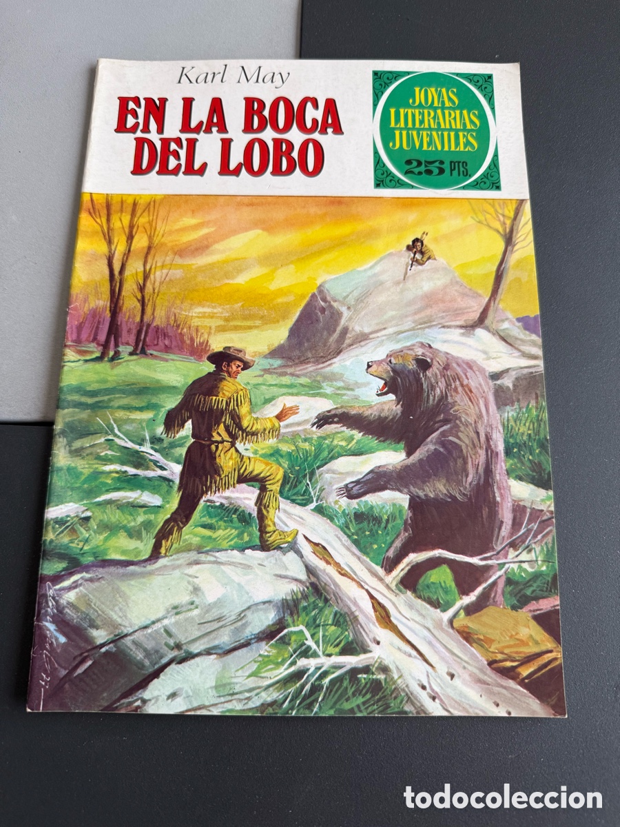 Tebeos: EN LA BOCA DEL LOBO ( Karl May). Joyas Literarias Juveniles. n 176. 1 edici&oacute;n