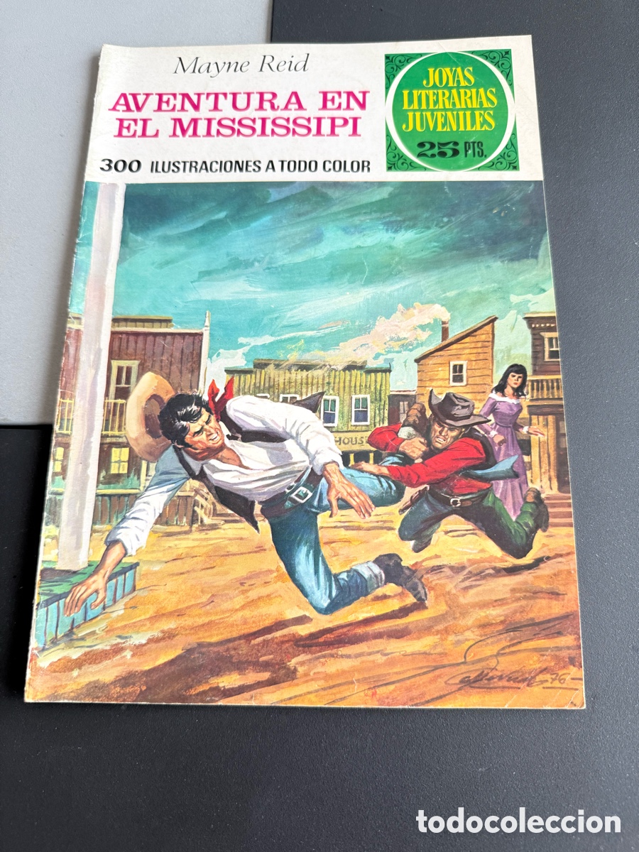 Tebeos: AVENTURA EN EL MISSISSIPI ( Mayne Re&iacute;d). Joyas Literarias Juveniles. n 159. 1 Edici&oacute;n